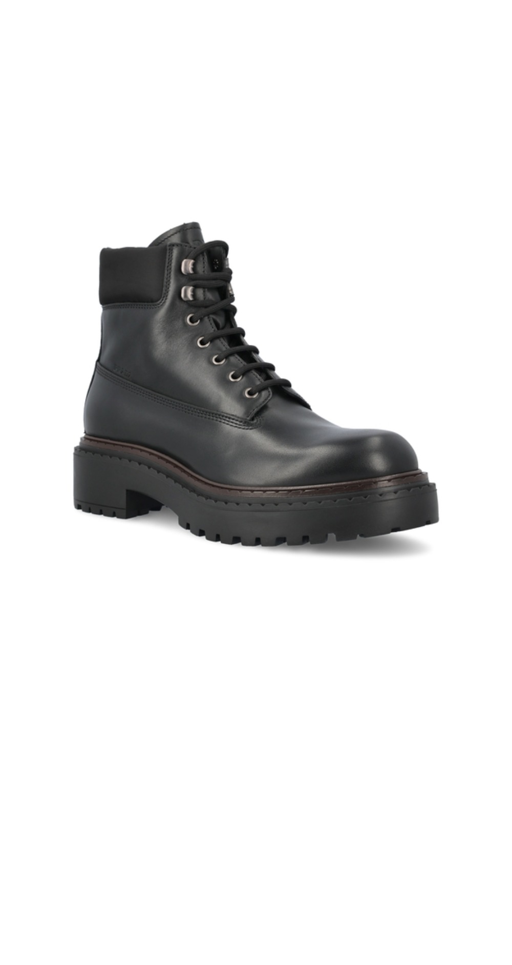 미러급레플리카사이트 | 명품레플리카 전문 쇼핑몰  | 퍼스트원 - 로고솔 레더 레이스업 부츠 2TE205 &gt; 프라다