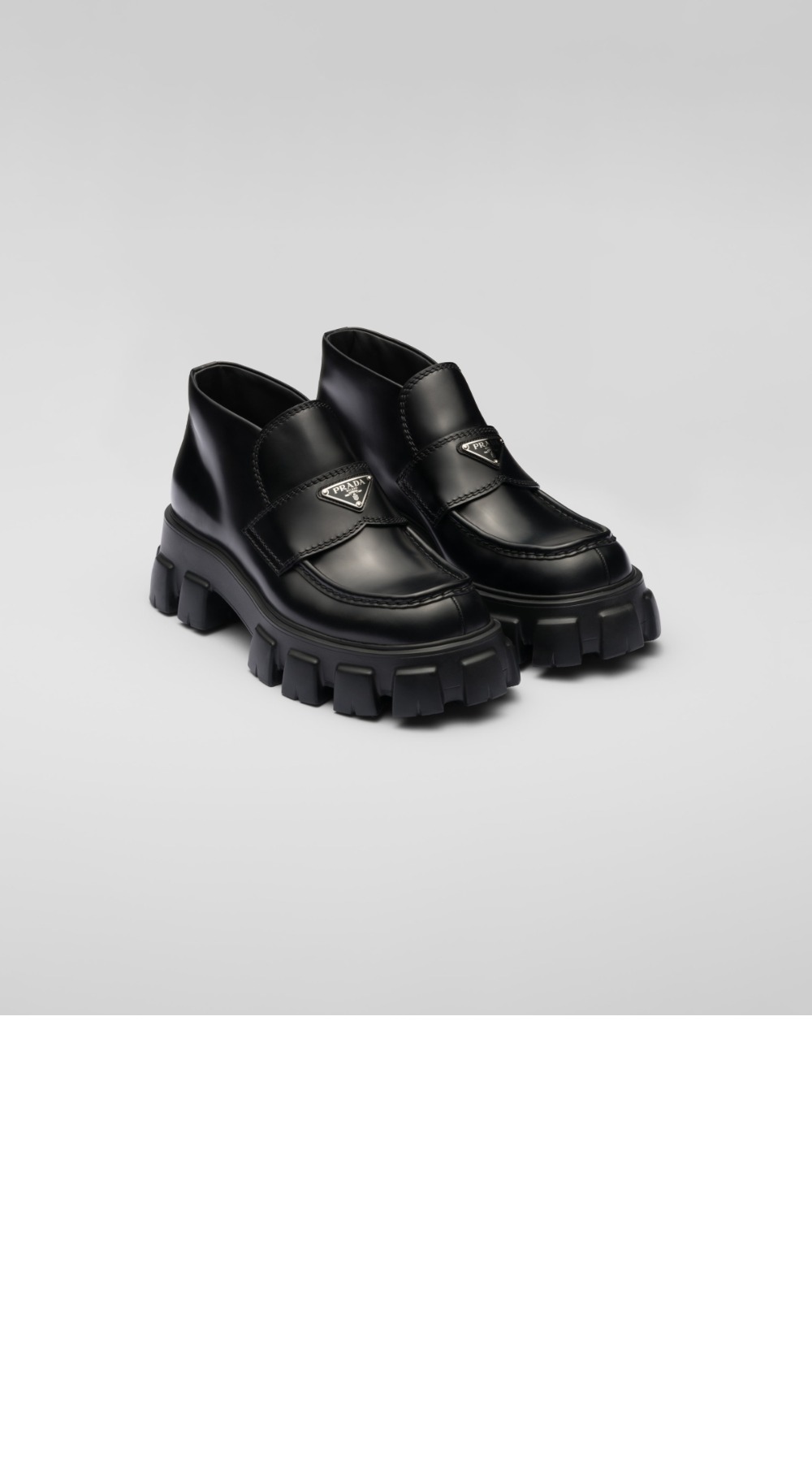 미러급레플리카사이트 | 명품레플리카 전문 쇼핑몰  | 퍼스트원 - 모노리스 페이턴트 레더 플랫폼 로퍼 2TE194 &gt; 프라다