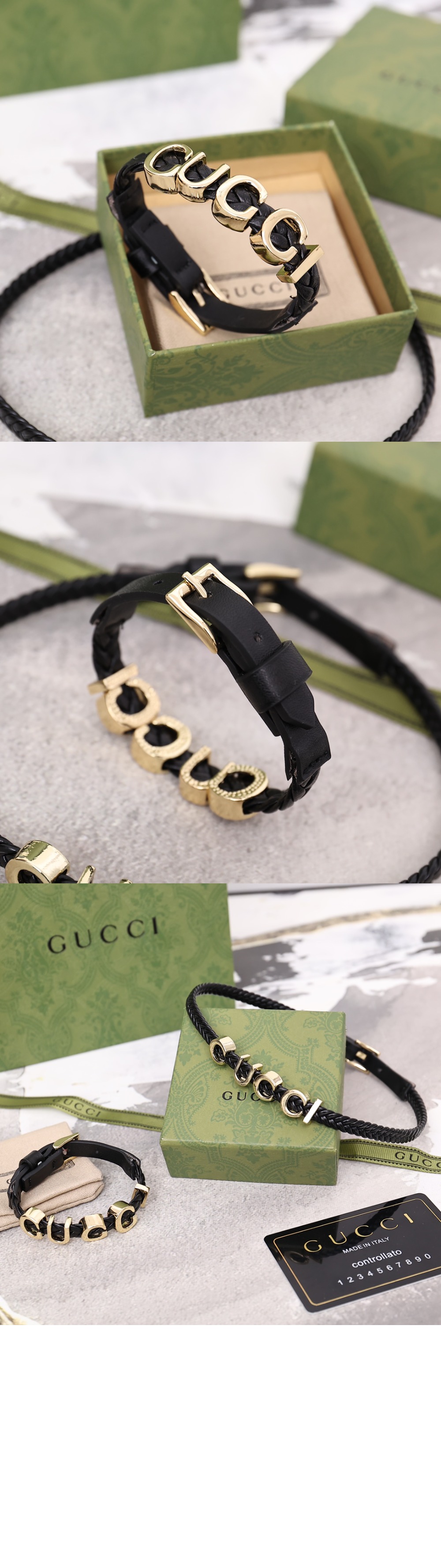 미러급레플리카사이트 | 명품레플리카 전문 쇼핑몰  | 퍼스트원 - 레더 팔찌 684631 &gt; 구찌