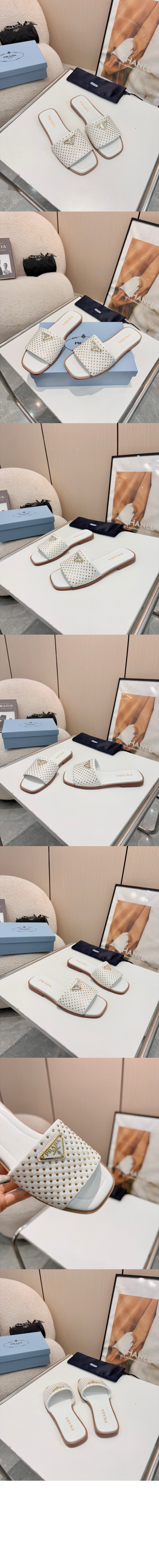 미러급레플리카사이트 | 명품레플리카 전문 쇼핑몰  | 퍼스트원 - 나파 가죽 슬라이드 1XX760 &gt; 프라다