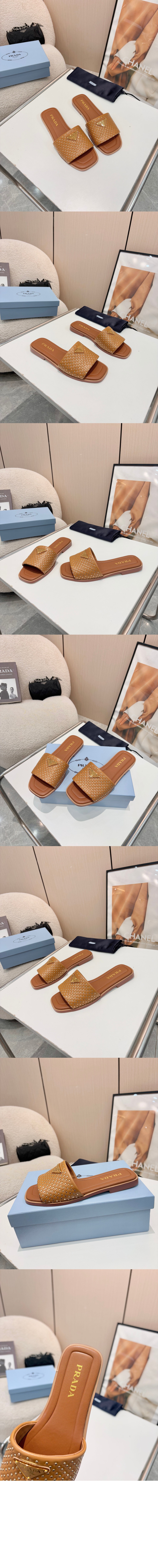 미러급레플리카사이트 | 명품레플리카 전문 쇼핑몰  | 퍼스트원 - 나파 가죽 슬라이드 1XX760 &gt; 프라다