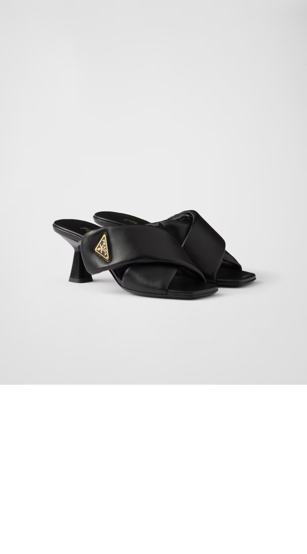 미러급레플리카사이트 | 명품레플리카 전문 쇼핑몰  | 퍼스트원 - 패딩 나파 가죽 샌들 1XX754 &gt; 프라다