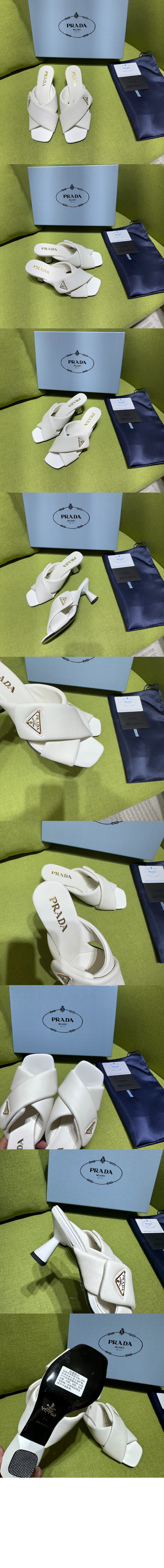 미러급레플리카사이트 | 명품레플리카 전문 쇼핑몰  | 퍼스트원 - 패딩 나파 가죽 샌들 1XX754 &gt; 프라다