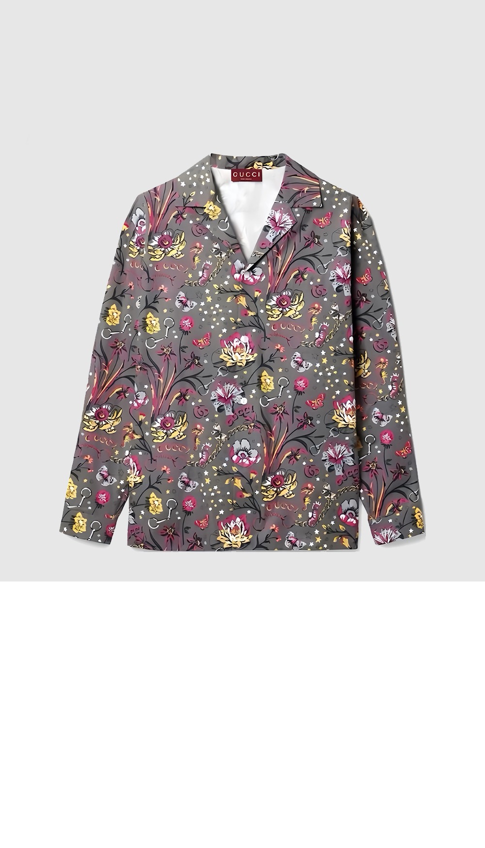 미러급레플리카사이트 | 명품레플리카 전문 쇼핑몰  | 퍼스트원 - 프린트 코튼 포플린 셔츠 &gt; 구찌