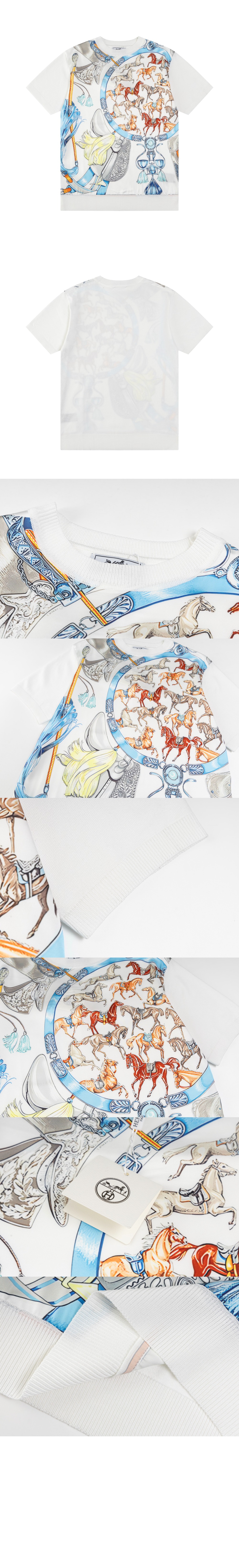 미러급레플리카사이트 | 명품레플리카 전문 쇼핑몰  | 퍼스트원 - 로고 프린트 반팔 &gt; 에르메스