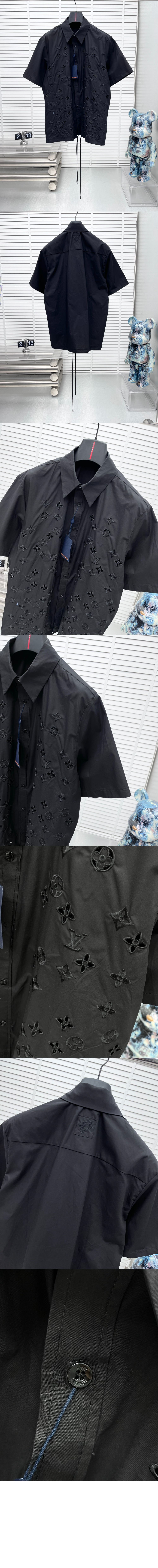 미러급레플리카사이트 | 명품레플리카 전문 쇼핑몰  | 퍼스트원 - 모노그램 플라워 엠브로이더드 쇼트 슬리브드 셔츠 &gt; 루이비통