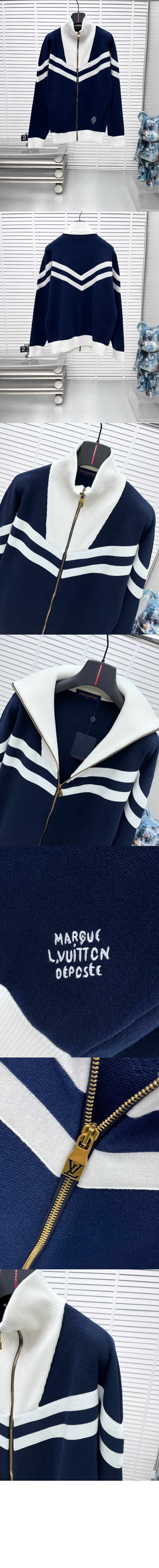 미러급레플리카사이트 | 명품레플리카 전문 쇼핑몰  | 퍼스트원 - 니티드 코튼 세일러 블루종 &gt; 루이비통