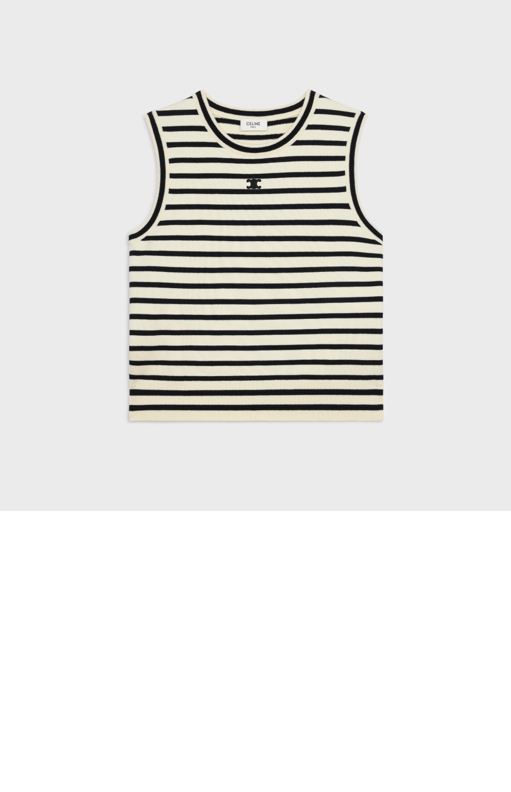 미러급레플리카사이트 | 명품레플리카 전문 쇼핑몰  | 퍼스트원 - 트리옹프 슬리브리스 마리니에르 스웨터 &gt; 셀린느