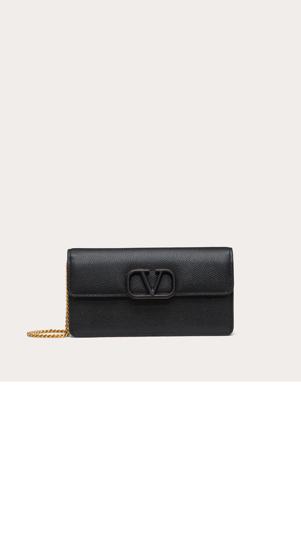 미러급레플리카사이트 | 명품레플리카 전문 쇼핑몰  | 퍼스트원 - VLogo 시그니처 메탈릭 그레인 카프스킨 체인 지갑 &gt; 발렌티노