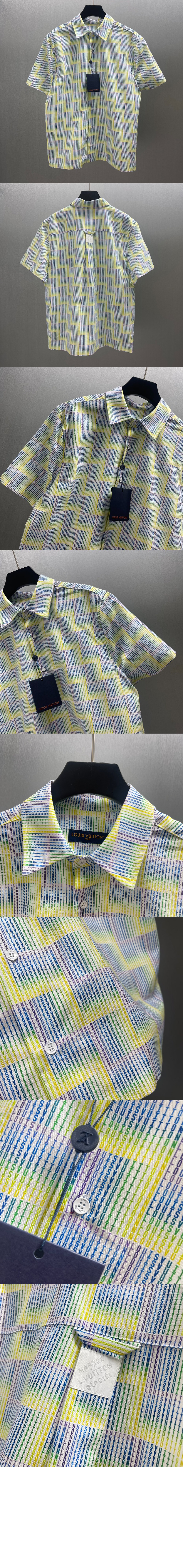 미러급레플리카사이트 | 명품레플리카 전문 쇼핑몰  | 퍼스트원 - 그래픽 프린티드 쇼트 슬리브드 셔츠 &gt; 루이비통