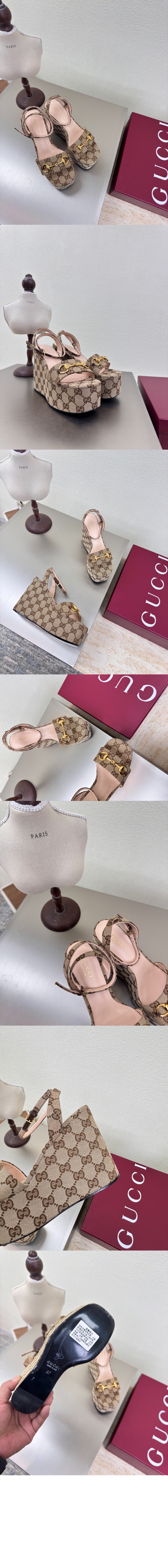 미러급레플리카사이트 | 명품레플리카 전문 쇼핑몰  | 퍼스트원 - 홀스빗 플랫폼 샌들 794718 &gt; 구찌