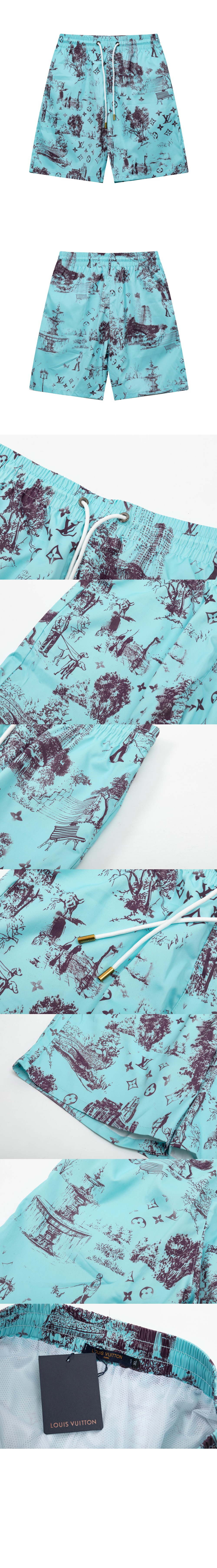 미러급레플리카사이트 | 명품레플리카 전문 쇼핑몰  | 퍼스트원 - 프린티드 실크 쇼츠 &gt; 루이비통