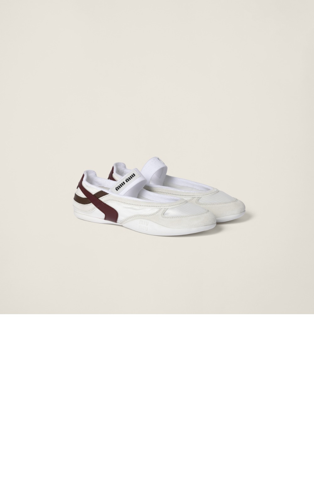 미러급레플리카사이트 | 명품레플리카 전문 쇼핑몰  | 퍼스트원 - 김나지움 기능성 소재 및 스웨이드 발레리나 5F427E &gt; 미우미우