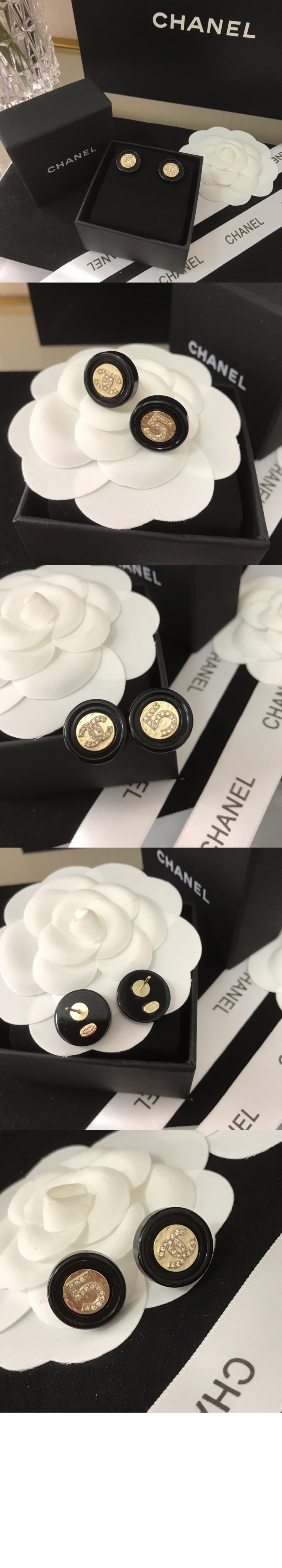미러급레플리카사이트 | 명품레플리카 전문 쇼핑몰  | 퍼스트원 - 라운드 블랙 이어링 AB6225 > 샤넬