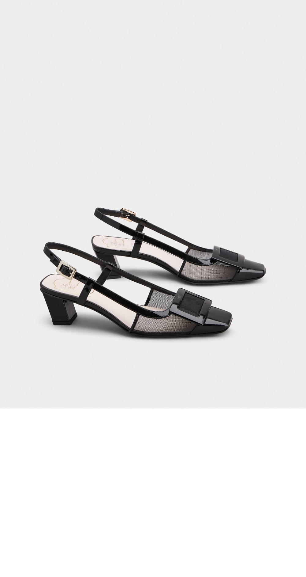 미러급레플리카사이트 | 명품레플리카 전문 쇼핑몰  | 퍼스트원 - 슬링백 메쉬 패브릭 펌프스 0064 &gt; 로저비비에