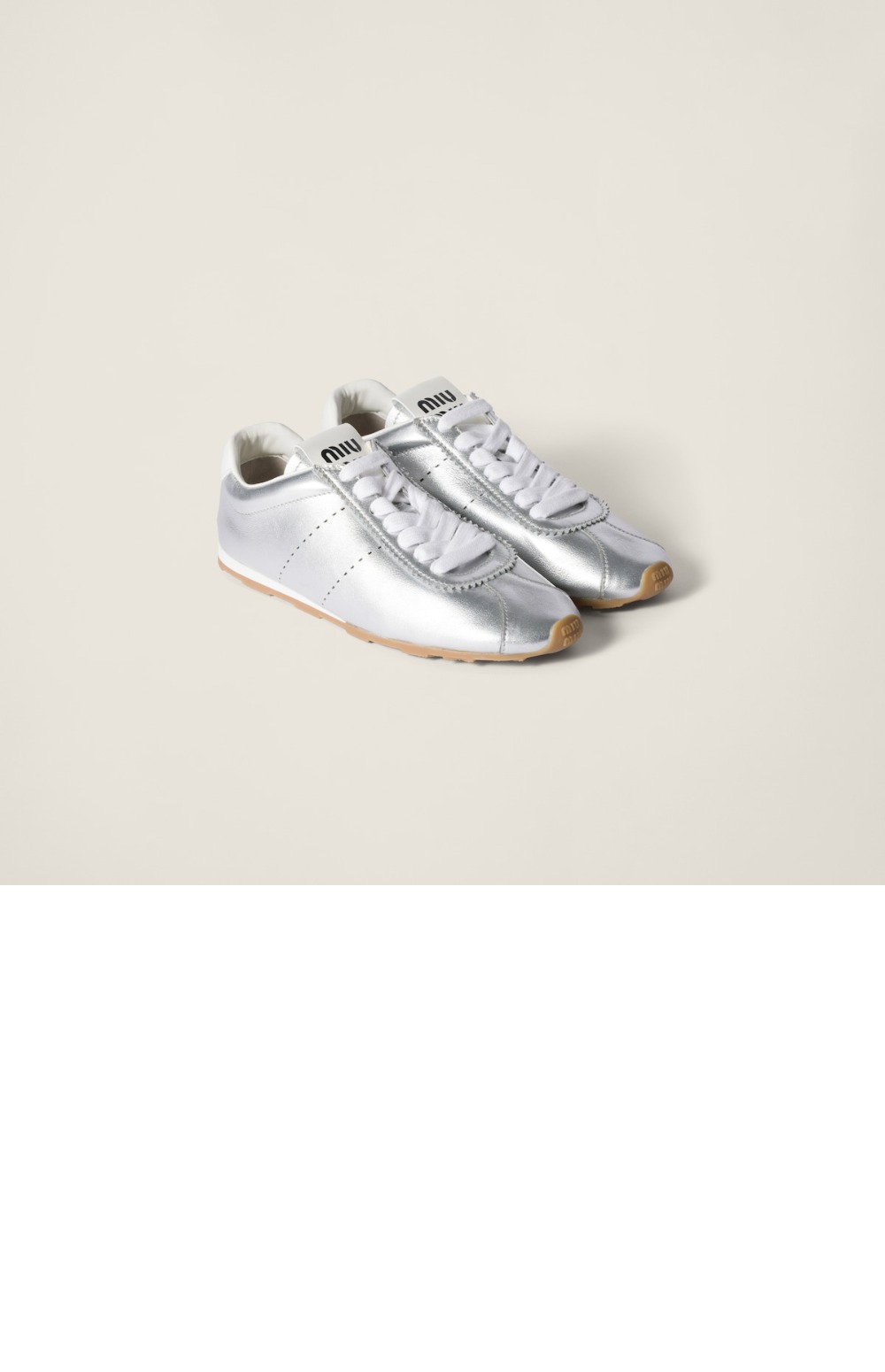 미러급레플리카사이트 | 명품레플리카 전문 쇼핑몰  | 퍼스트원 - 플럼 카프스킨 스니커즈 5E114E &gt; 미우미우