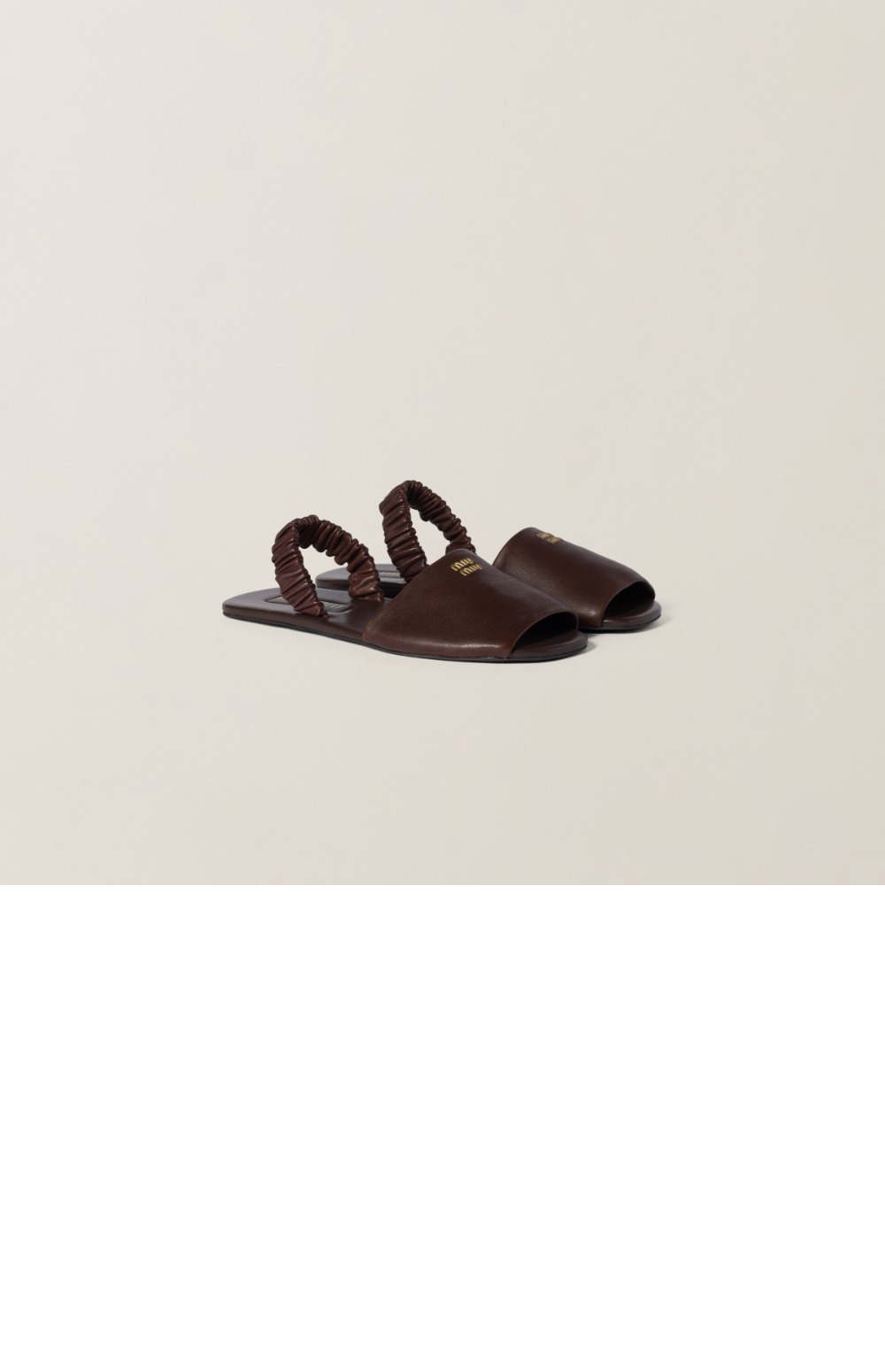 미러급레플리카사이트 | 명품레플리카 전문 쇼핑몰  | 퍼스트원 - Ruches 나파 레더 샌들 5X372E > 미우미우