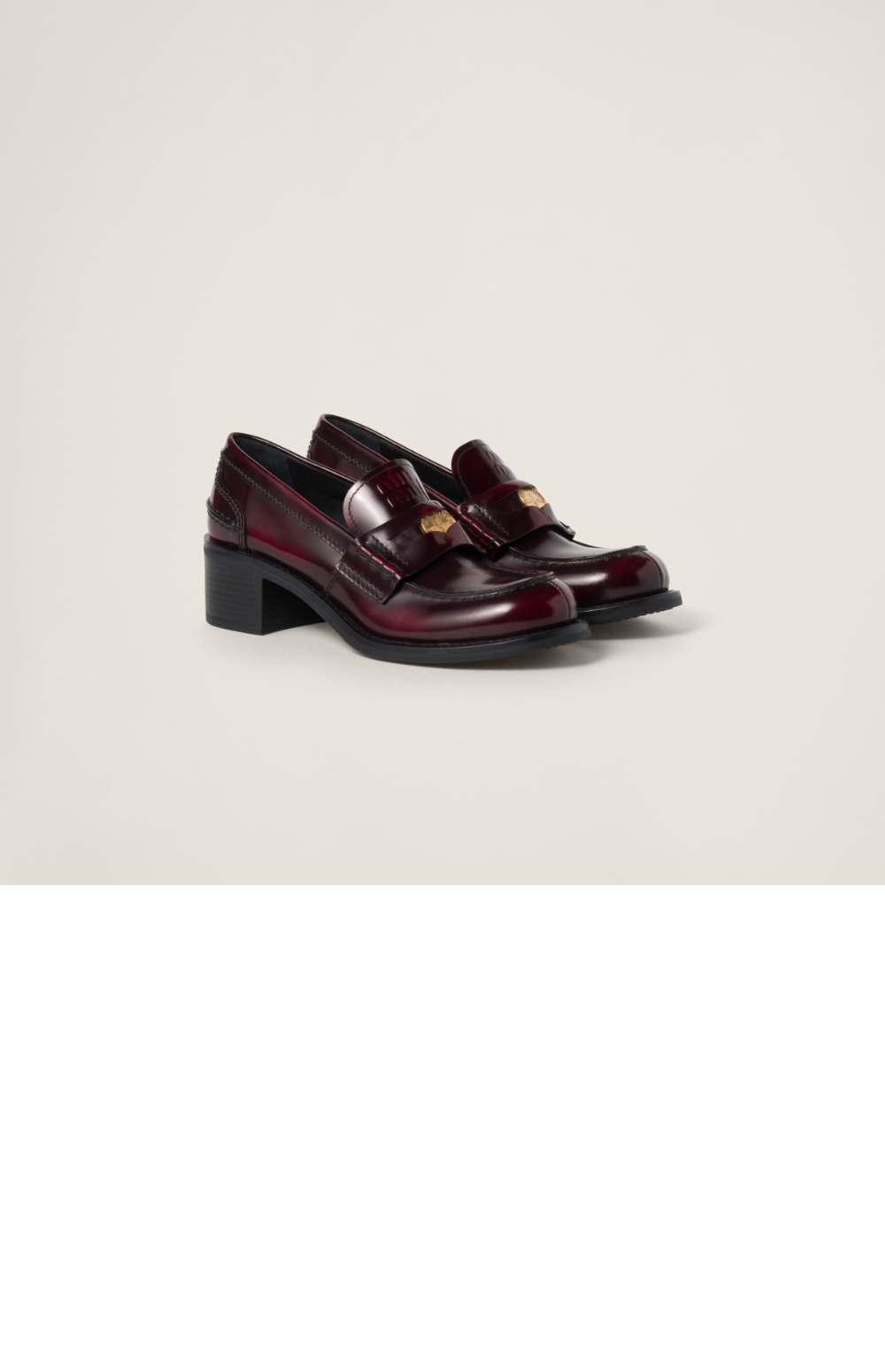 미러급레플리카사이트 | 명품레플리카 전문 쇼핑몰  | 퍼스트원 - 브러쉬드 가죽 로퍼 5D276E &gt; 미우미우