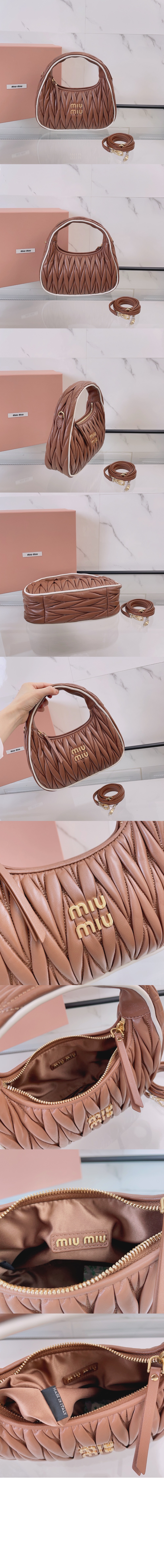 미러급레플리카사이트 | 명품레플리카 전문 쇼핑몰  | 퍼스트원 - 완더 마테라쎄 나파 가죽백 5BC125 &gt; 미우미우