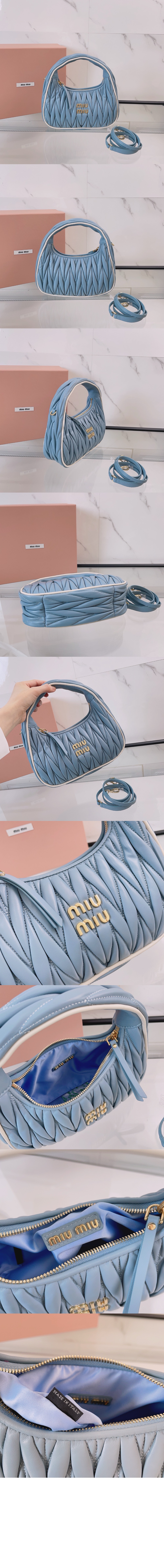 미러급레플리카사이트 | 명품레플리카 전문 쇼핑몰  | 퍼스트원 - 완더 마테라쎄 나파 가죽백 5BC125 &gt; 미우미우