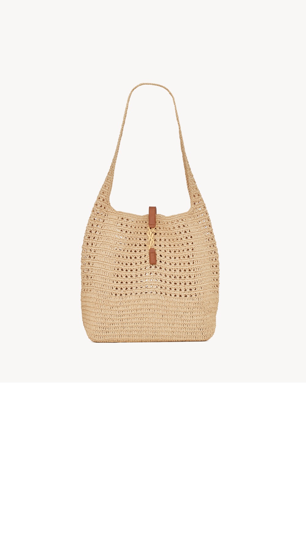 미러급레플리카사이트 | 명품레플리카 전문 쇼핑몰  | 퍼스트원 - 크로쉐와 스무스 가죽 소재의 라피아 호보백 690941 &gt; 생로랑