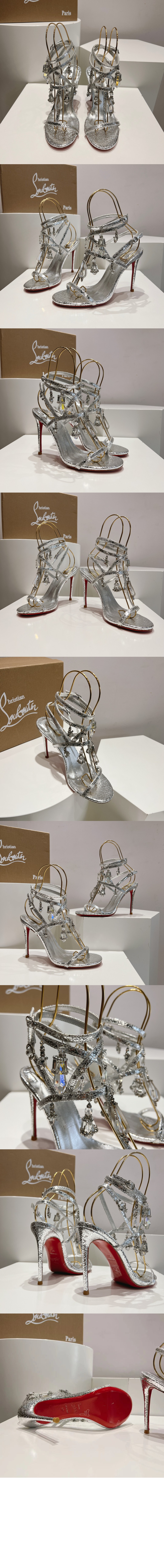 미러급레플리카사이트 | 명품레플리카 전문 쇼핑몰  | 퍼스트원 - 일자 스트랩 샌들 1230248 &gt; 루부탱