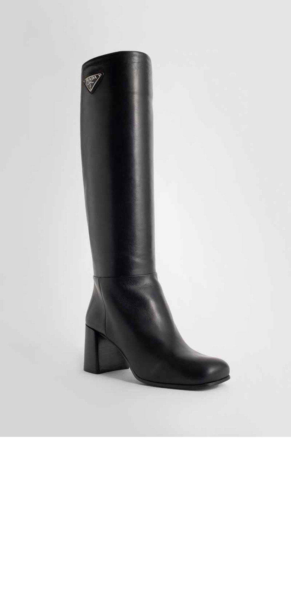 미러급레플리카사이트 | 명품레플리카 전문 쇼핑몰  | 퍼스트원 - 로고 브러쉬드 가죽 롱 부츠 1W931M &gt; 프라다