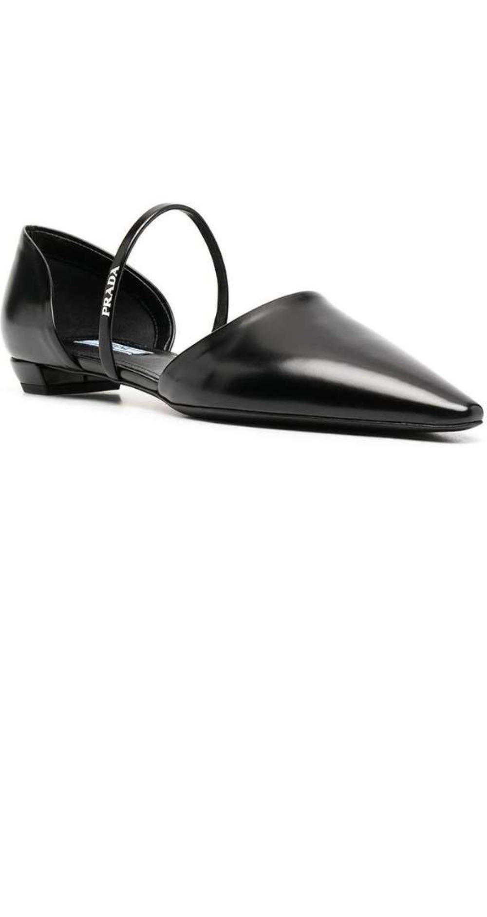 미러급레플리카사이트 | 명품레플리카 전문 쇼핑몰  | 퍼스트원 - 로고 스트랩 레더 플랫 슈즈 1F519M &gt; 프라다