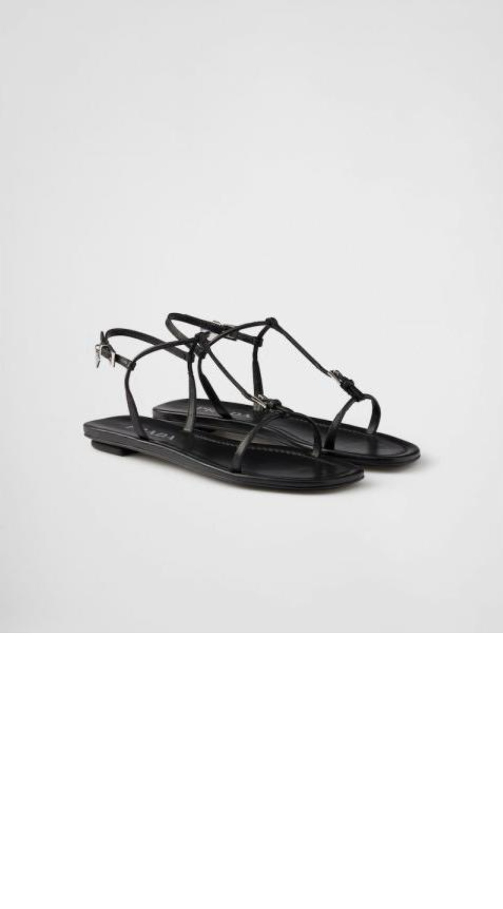 미러급레플리카사이트 | 명품레플리카 전문 쇼핑몰  | 퍼스트원 - 플랫 가죽 샌들 1X577N &gt; 프라다