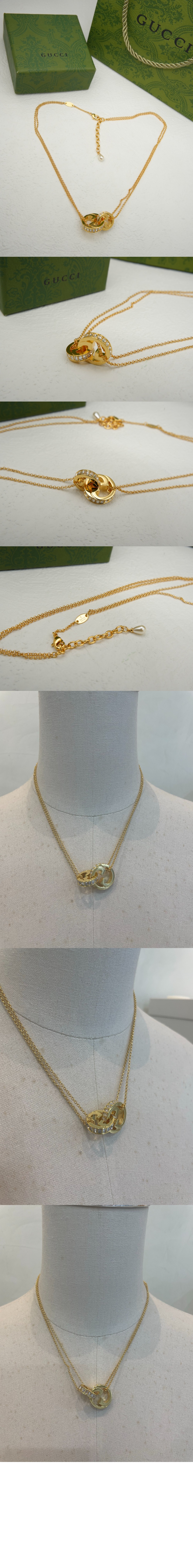 미러급레플리카사이트 | 명품레플리카 전문 쇼핑몰  | 퍼스트원 - 블론디 시리즈 더블 체인 목걸이 837327 &gt; 구찌