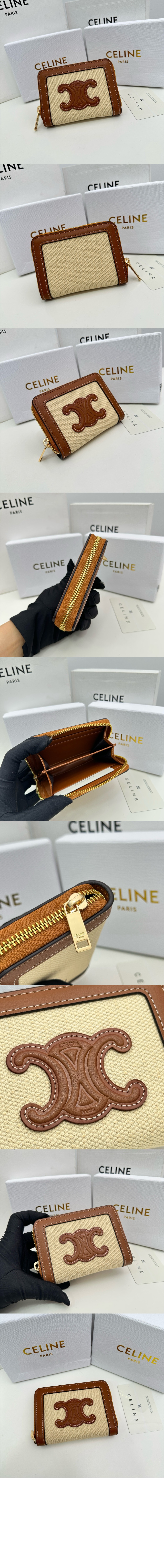 미러급레플리카사이트 | 명품레플리카 전문 쇼핑몰  | 퍼스트원 - 트리옴프 가죽 콤팩트 지퍼 지갑 10L742 &gt; 셀린느