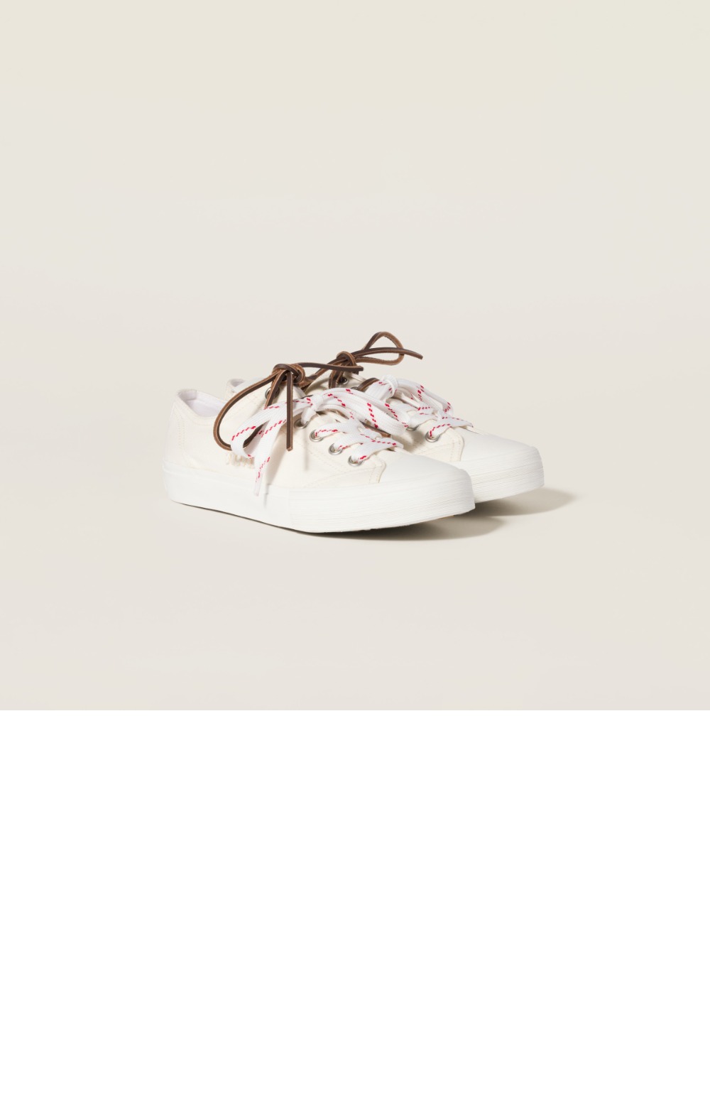 미러급레플리카사이트 | 명품레플리카 전문 쇼핑몰  | 퍼스트원 - 워싱 데님 스니커즈 5E384E > 미우미우