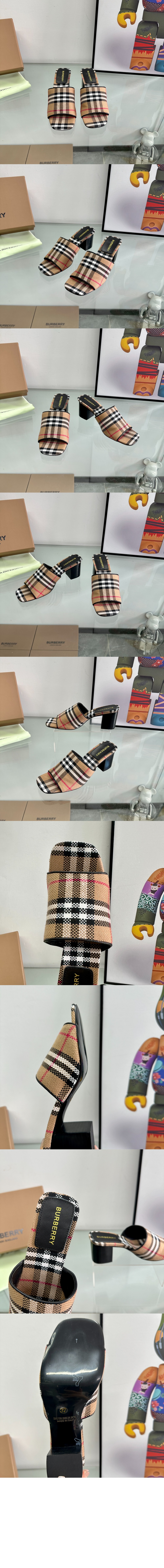 미러급레플리카사이트 | 명품레플리카 전문 쇼핑몰  | 퍼스트원 - 모티프 로고 뮬 샌들 76774592 &gt; 버버리