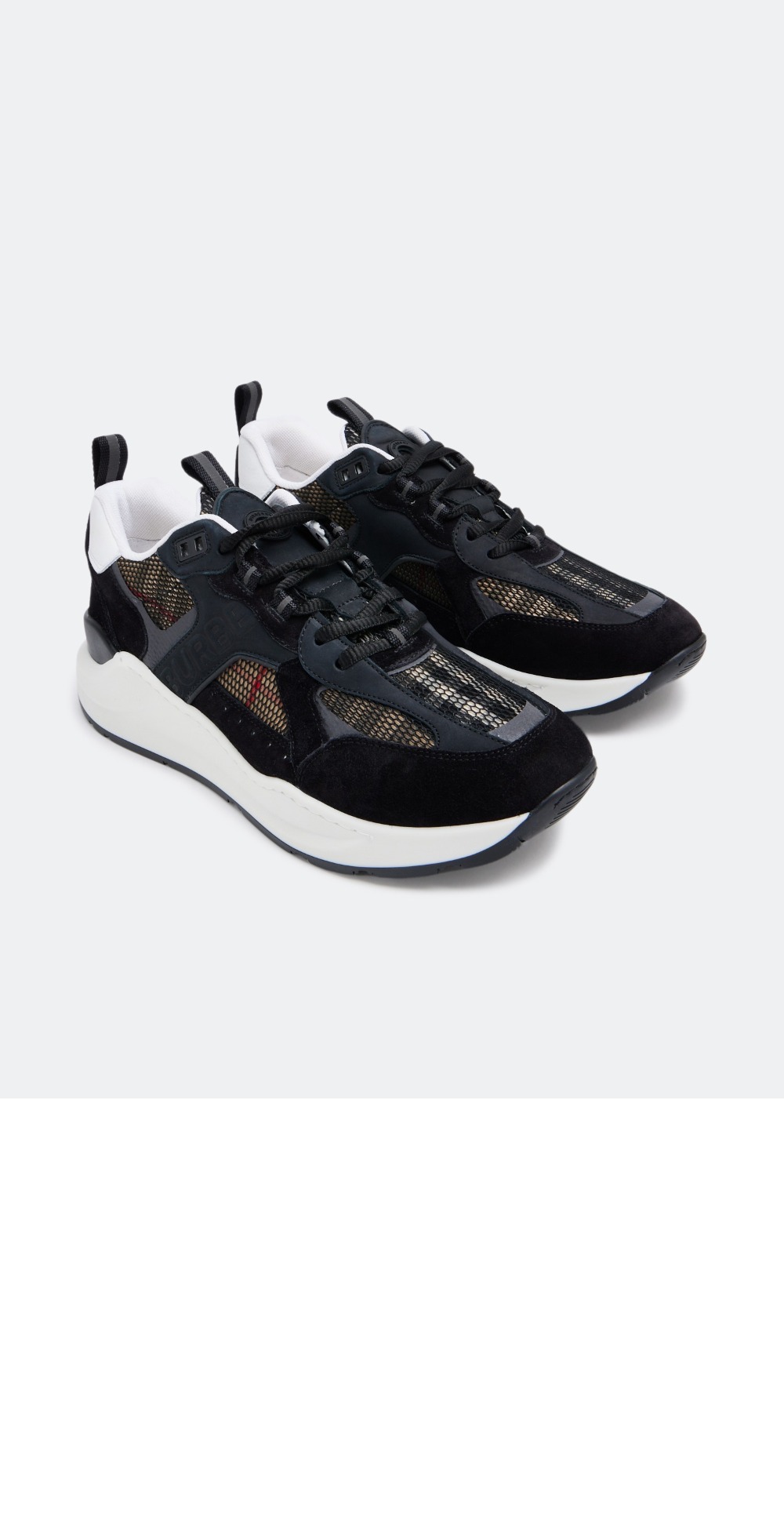 미러급레플리카사이트 | 명품레플리카 전문 쇼핑몰  | 퍼스트원 - 레더 스웨이드 체크 스니커즈 80668351 &gt; 버버리