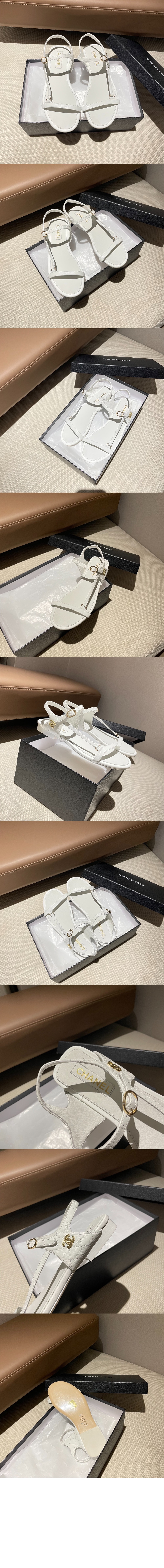 미러급레플리카사이트 | 명품레플리카 전문 쇼핑몰  | 퍼스트원 - CC로고 스트랩 샌들 G46422 &gt; 샤넬