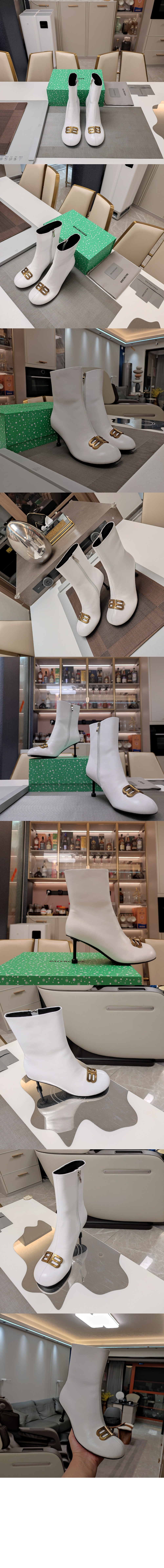 미러급레플리카사이트 | 명품레플리카 전문 쇼핑몰  | 퍼스트원 - 그로피 BB 로고 앵클 부츠힐 722311 &gt; 발렌시아가