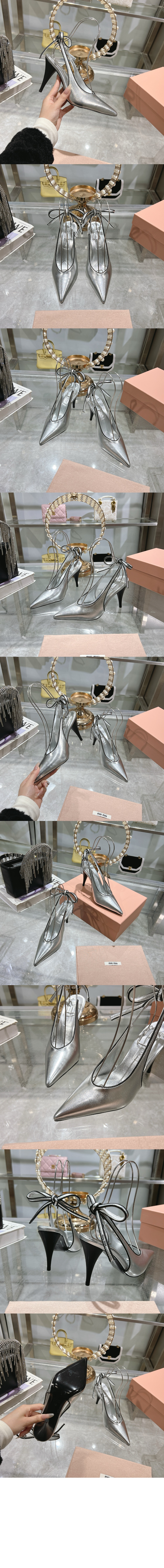 미러급레플리카사이트 | 명품레플리카 전문 쇼핑몰  | 퍼스트원 - 나파 가죽 슬링백 펌프스 5I430E &gt; 미우미우