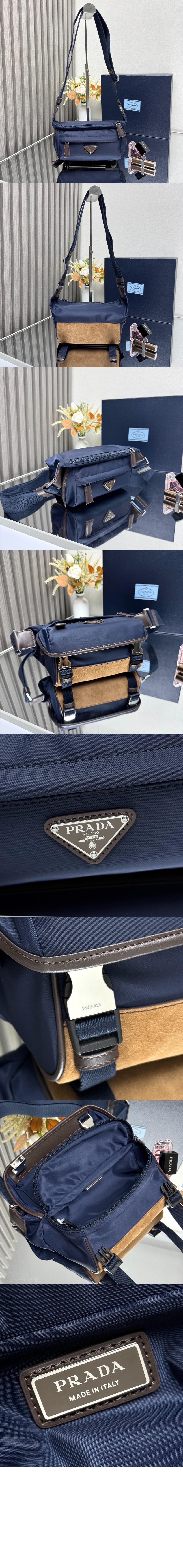 미러급레플리카사이트 | 명품레플리카 전문 쇼핑몰  | 퍼스트원 - 스몰 리나일론 및 가죽 숄더백 2VH171 &gt; 프라다