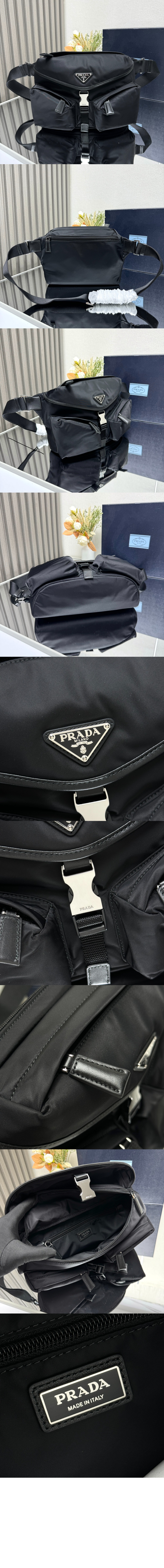 미러급레플리카사이트 | 명품레플리카 전문 쇼핑몰  | 퍼스트원 - 리나일론 및 가죽 숄더백 2VH175 > 프라다