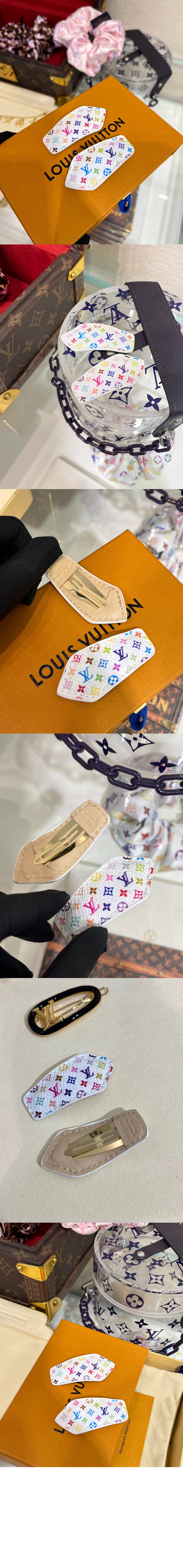 미러급레플리카사이트 | 명품레플리카 전문 쇼핑몰  | 퍼스트원 - LV x TM 모노그램 멀티컬러 미니 LV 백스테이지 헤어 클립 M02496 &gt; 루이비통