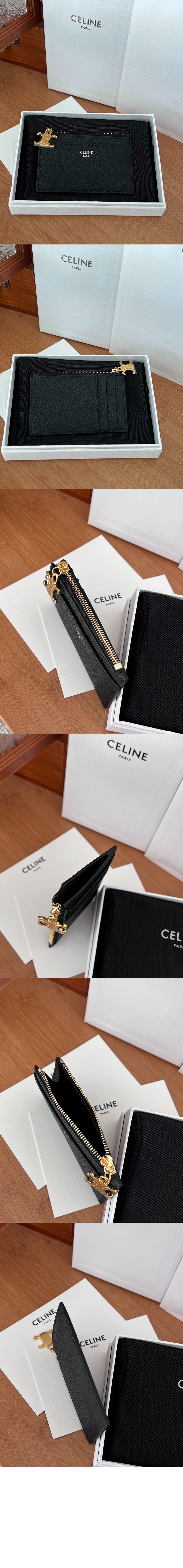 미러급레플리카사이트 | 명품레플리카 전문 쇼핑몰  | 퍼스트원 - 트리옹프 참 지퍼 카드 지갑 10M083 &gt; 셀린느