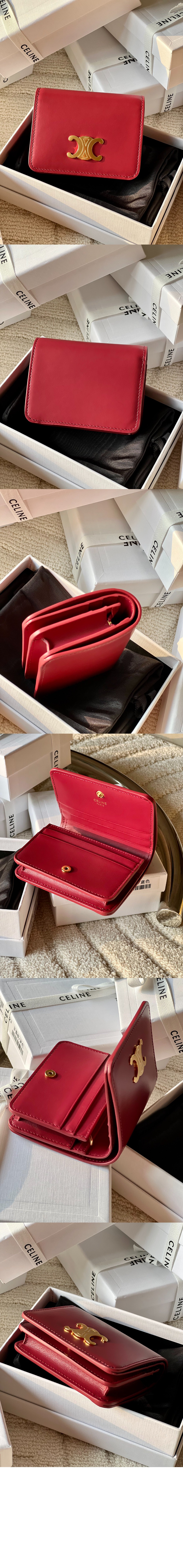 미러급레플리카사이트 | 명품레플리카 전문 쇼핑몰  | 퍼스트원 - 트리옹프 컴팩트 지갑 샤이니 카프스킨 10K623 &gt; 셀린느