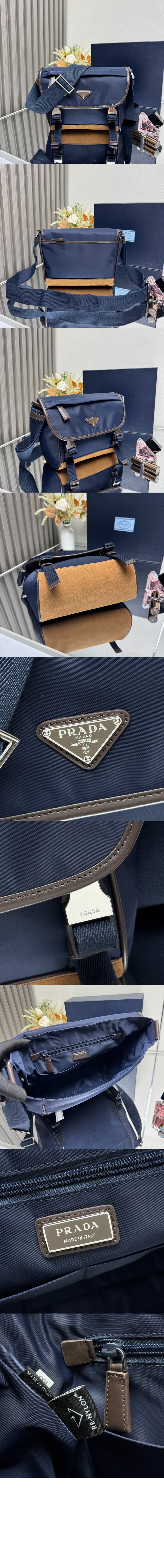 미러급레플리카사이트 | 명품레플리카 전문 쇼핑몰  | 퍼스트원 - 미디엄 리나일론 및 가죽 숄더백 2VD066 &gt; 프라다