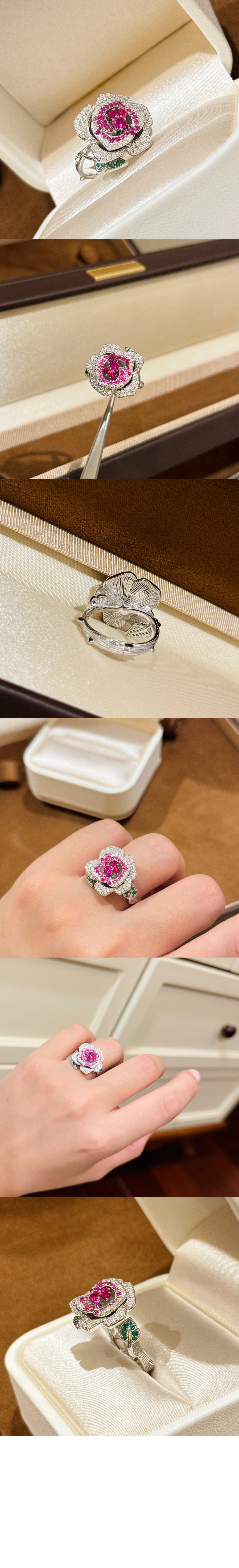 미러급레플리카사이트 | 명품레플리카 전문 쇼핑몰  | 퍼스트원 - Rose Dior Bagatelle 꽃 모양 반지 JBAG9 &gt; 디올