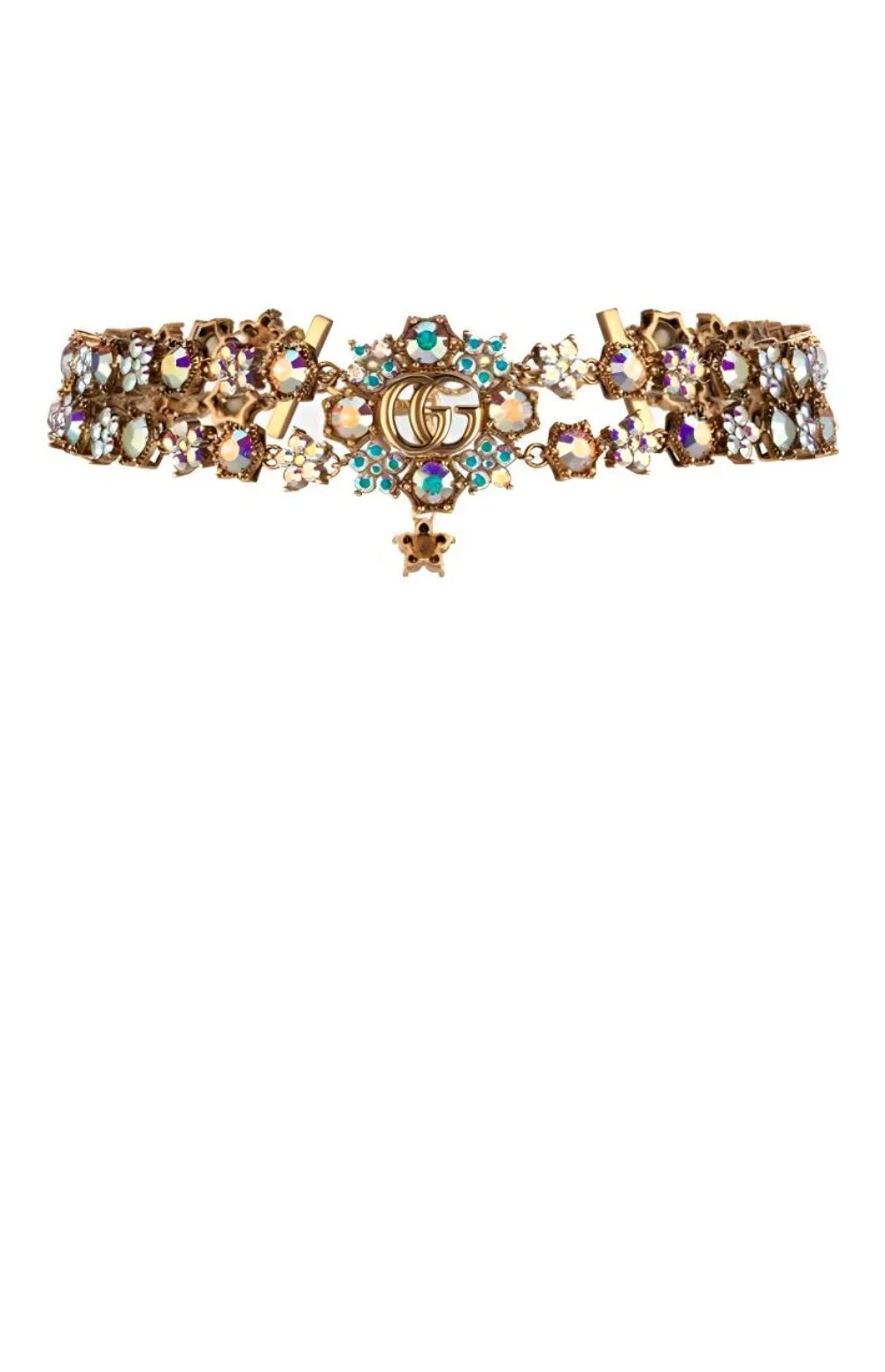 미러급레플리카사이트 | 명품레플리카 전문 쇼핑몰  | 퍼스트원 - 더블 G 플라워 크리스털 목걸이 753867 &gt; 구찌