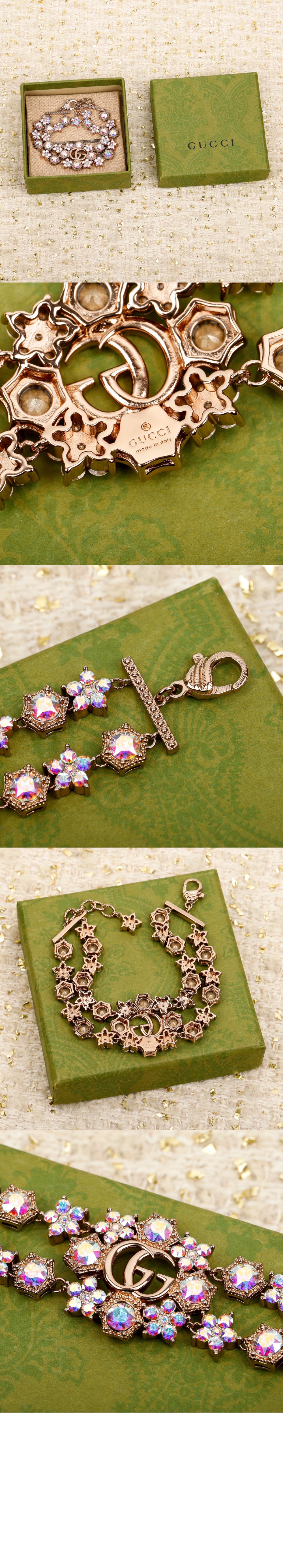 미러급레플리카사이트 | 명품레플리카 전문 쇼핑몰  | 퍼스트원 - 더블 G 플라워 크리스털 팔찌 753867 &gt; 구찌