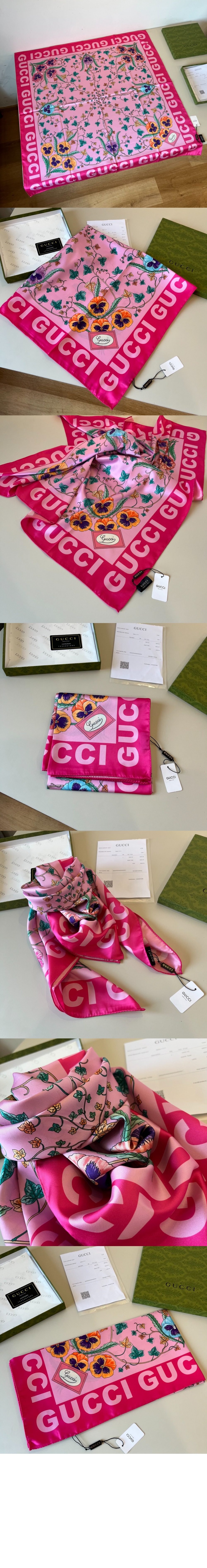 미러급레플리카사이트 | 명품레플리카 전문 쇼핑몰  | 퍼스트원 - 플로럴 프린트 실크 스카프 743876 &gt; 구찌