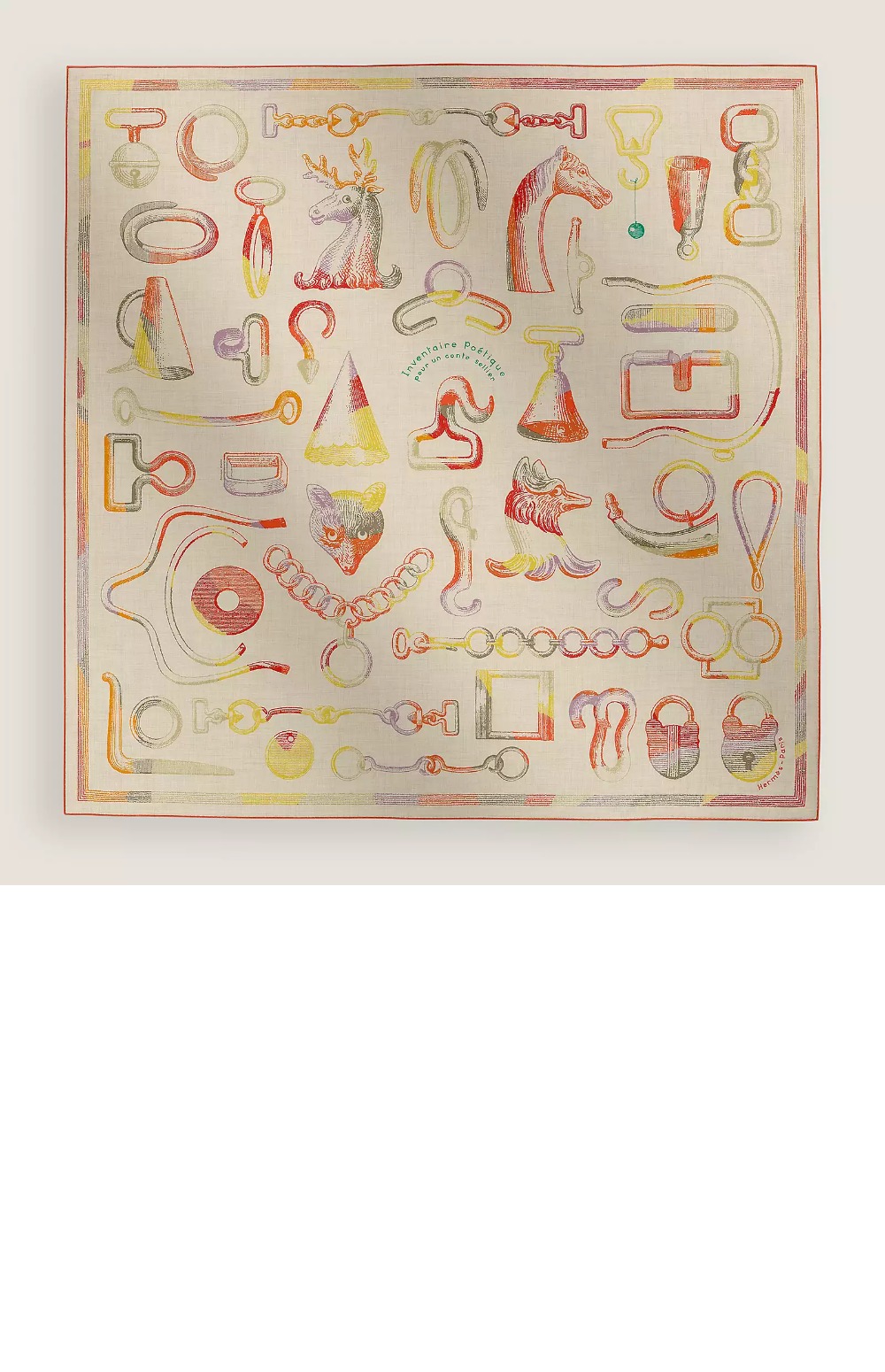 미러급레플리카사이트 | 명품레플리카 전문 쇼핑몰  | 퍼스트원 - Inventaire Poetique pour un Conte Sellier  스카프 90 &gt; 에르메스