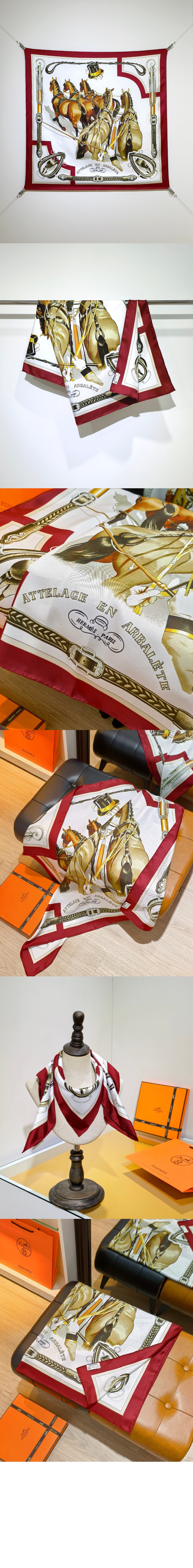 미러급레플리카사이트 | 명품레플리카 전문 쇼핑몰  | 퍼스트원 - Attelage en Arbalete 포에버 스카프 90 &gt; 에르메스