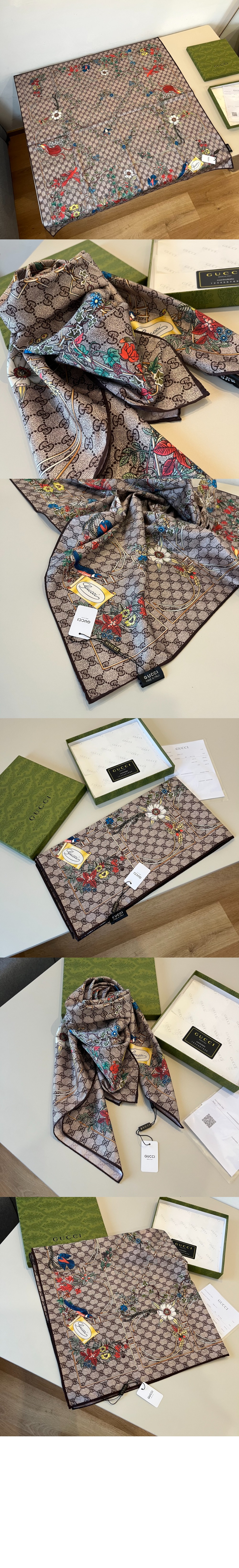 미러급레플리카사이트 | 명품레플리카 전문 쇼핑몰  | 퍼스트원 - 프린트 실크 트윌 까레 777066 &gt; 구찌